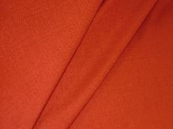 Discount $7.50 a Yard Knubby Paprika Drapery Fabric