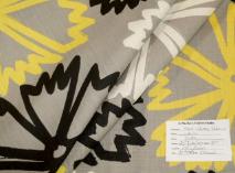 Schindlers Upholstery and Fabric Shop tag for Mod Vintage Pattern Layla Color Dusk Decor Fabric