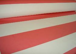 Ralph Lauren Pattern Lighthouse Stripe Decorating Fabric Color White Pink, closeout, machine woven, Railroaded, for Drapery, Bedding, Pillows, Table Coverings and light use Furniture