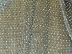 Lilith Platinum Eyelash Sheer double wide drapery sheer fabric