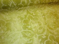 Hamilton Fabrics pattern Decor, Linen Screen Print in Olive