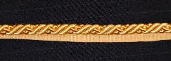 Lip Cord Trim Color Gold Mix