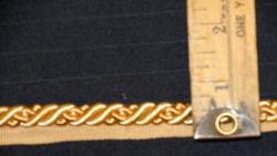 Lip Cord Trim Color Gold Mix