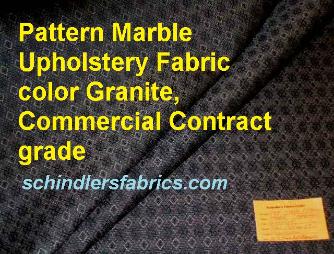 Pattern Marble Upholstery Fabric  color Granite, Commercial Contract grade