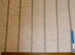 Sample of Drapery Metallic Stripe SemiSheer, from P Kaufmann Clearance Sale