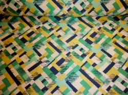 Pattern Mod Quilt color Mediterranean upholstery fabric
