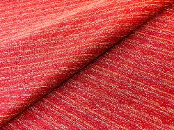 mid-century modern railroaded design upholstery fabric