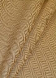 Natural/Sand Herringbone Upholstery Fabric up the roll stripe pattern