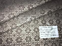 Pattern Nemet color Metal chenille fabric in a traditional lattice pattern, heavy upholstery and home decor