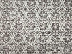 chenille fabric in a traditional lattice pattern