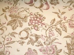 Orchard Toile color Prune Braemore Pattern Decorator Fabric