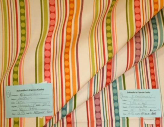 Schindler's Upholstery and Fabric Shop tags for Groovin Decorator Fabrics on Clearance