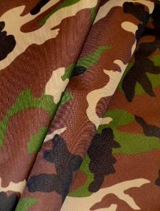 Draped curtain image of Marine and Outdoor Canvas in camouflage