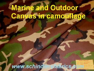 Pattern Padre Camo outdoor and marine canvas in camouflage