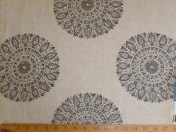 Sample of Hand printed Laura & Kiran Chakra Smoke