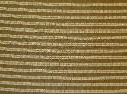 embroidered railroaded stripe Upholstery Fabric in Sage/Vanilla