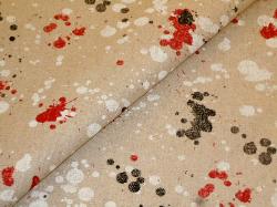 Pattern Dropcloth Linen Decorator Fabric  in color Granite, from our American Silk Mills warehouse clearance buyout