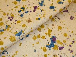 Pattern Dropcloth Linen Decorator Fabric  in color Royal, from our American Silk Mills warehouse clearance buyout