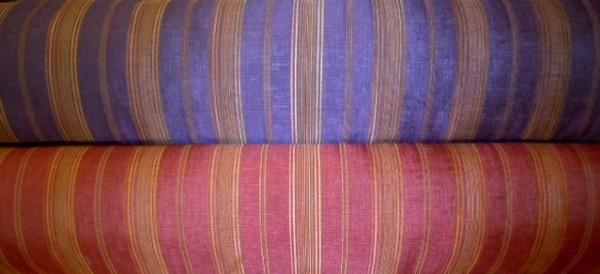 Color Eggplant Spice Pattern Dubai Decorator Stripe Fabric