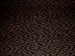 Pattern Interference color Noir high end upholstery and interior decorating fabric