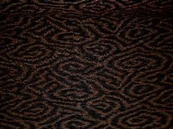 Pattern Interference color Noir high end upholstery and interior decorating fabric