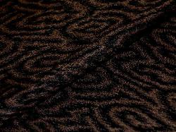 Pattern Interference color Noir high end upholstery and interior decorating fabric