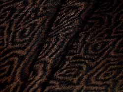Pattern Interference color Noir high end upholstery and interior decorating fabric