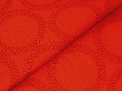 Pattern James color Cinnamon cinnamon red on orange-red