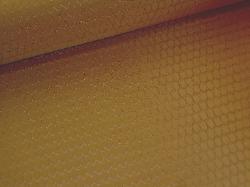Discounted Manufacturer Buyout Pattern Sheild Drapery Fabric color Fawn