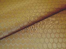 Contemporary Geometric Design Pattern Sheild Color Fawn Drapery Fabric