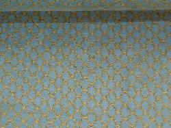 Mineral Blue Chenille Upholstery Fabric