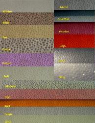 Stain Resistant Pattern Pebbles Vinyl Upholstery Fabric, High Luster Contemporary imitation leather, for commercial and contract furniture upholstering, booths, benches and decorating accent pieces, Colors Winter, Mink, Tan, Cocoa, Purple, Buff, Jalapeno, Port, Rust, Taupe, Lime, Metal, Spa Mist, Passion, Rojo, Black, Navy