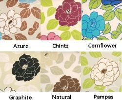 Other Colorways of Prestigious Textile Design Peony Rose and Coordinates