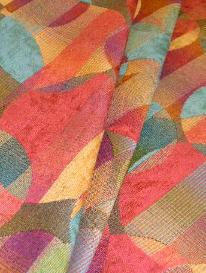 Draped curtain image of Piroutte Pastel Upholstery Fabric