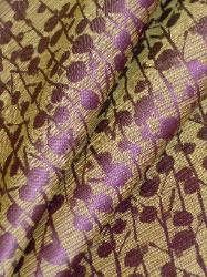 Plum Weeds Upholstery Fabric durable heavy duty polyester