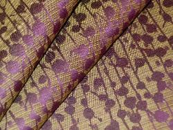 Plum Weeds Upholstery Fabric durable heavy duty polyester