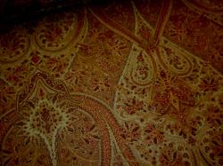 Closeout High End Designer Paisley Fabric in Willow