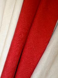 Draped Ramie Linen Solid Plain Fabric by the yard in colors Champagne, Heartthrob and Concrete