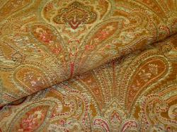 Pattern Ramiro color Saddle upholstery fabric
