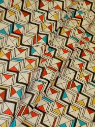 Richloom Basenj Tanger funky upscale multicolor contemporary zigzag geometric upholstery fabric