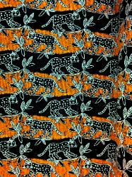 Richloom Limpopo color Granite Railroaded African jungle cats design