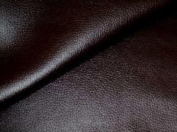 Pattern Rodeo PVC in Dark Brown, faux leather felt backed slightly textured PVC 54