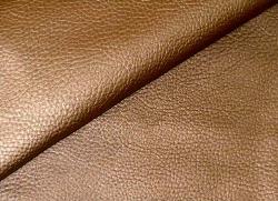 Pattern Rowdy PVC in Metallic Cork, faux leather felt backed slightly textured PVC