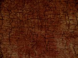 Crackled Design Rustic Etch in Cinnamon Fabric