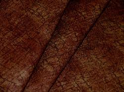 Discount Crackled Design Rustic Etch in Cinnamon Fabric