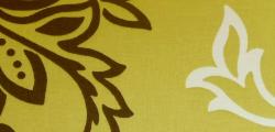 Swatch of Braemore Pattern Sandro Color Pear, Baroque Damask design decorator fabric
