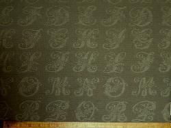 Sample of Decorator Script Matelasse' pattern Script from P Kaufmann Clearance Sale