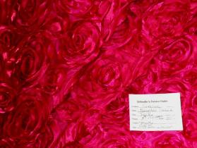 Schindler's Upholstery and Fabric Shop tag for Softline's Kenington Satin F in Fuschia