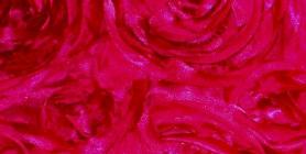 Swatch of Rosette Drapery and Curtain Fabric in Fuschia