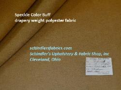 Drapery, Curtain, Window Treatment Speckle in Buff Fabric